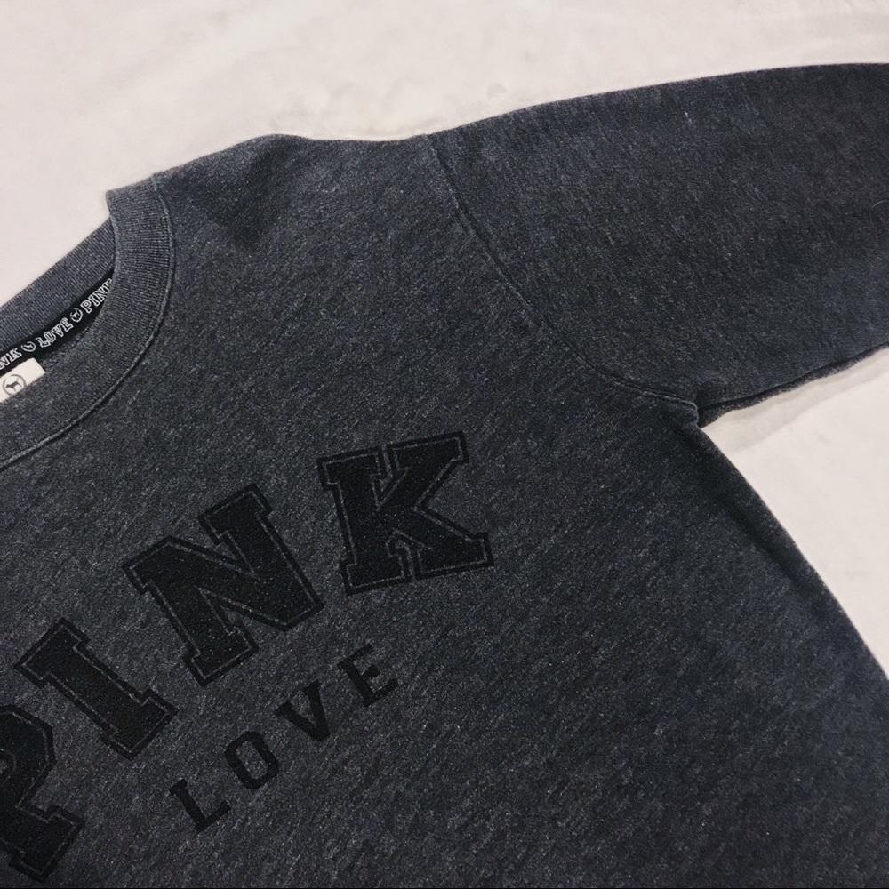 PINK Gray Sweatshirt